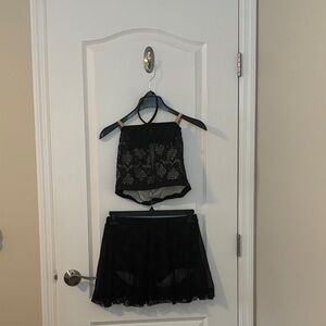 Tenth House black adult large dance costume